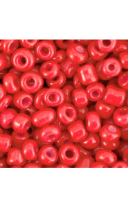 Seed beads 6/0 (4mm) Amaranth red